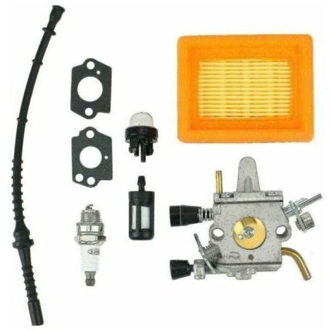 Carburador para Stihl FS400, FS450 y FS480. Incluye filtro de aire y combustible. Accesorio para desbrozadora.