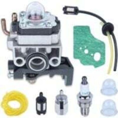Carburador Ulisem para motor Honda GX25, GX35, FG110, HHT35 y HHT25. Incluye carburador, junta, filtro, línea de combustible, filtro de aire, bujía y bombilla. Repuestos 9 en 1.