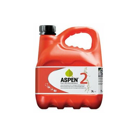 Carburant alkylate Aspen 2t 3L – Haute performance 2 temps – Démarrage facile et combustion propre – Protection moteur accrue