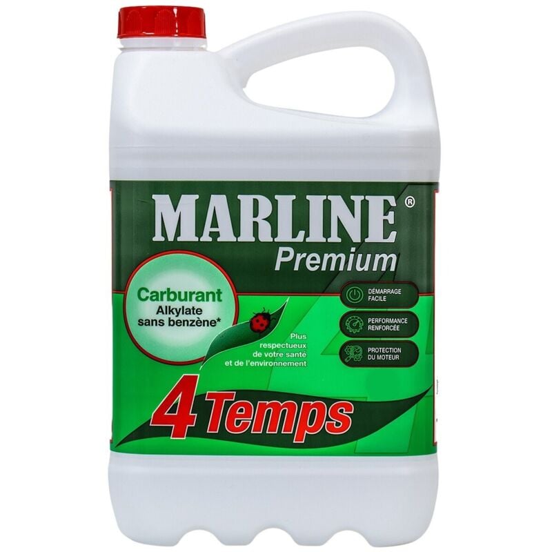 Essence Alkylate pour moteurs 4 Temps Marline Premium (5 litres) - PREM4T858 Marline