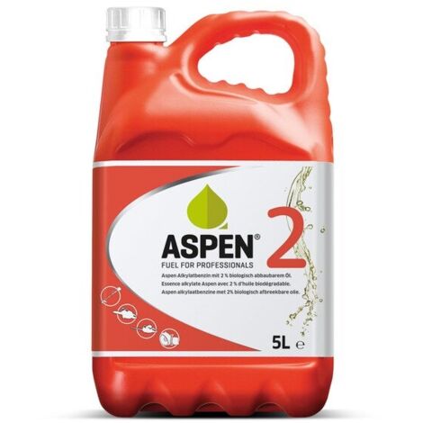 Carburant Aspen 2 Frt (full Range Technology) 5 Litres Pour Moteurs 2 Temps Prêt à L'emploi Avec 2%