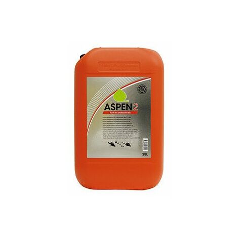 Carburant Aspen 2 temps FRT mélange prêt à l'emploi avec 2% d'huile biodégrable 25 litres - ASPEN