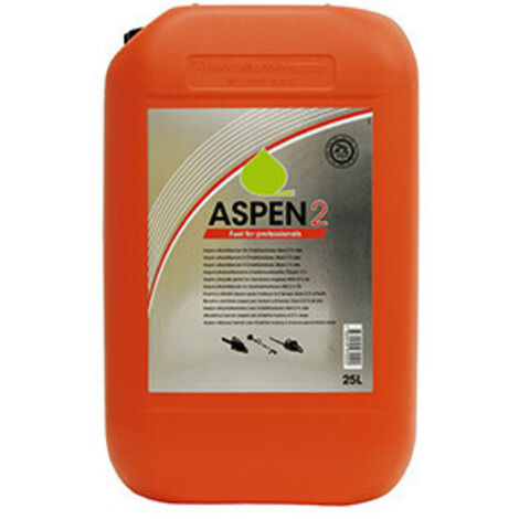 Carburant Aspen 2 temps FRT mélange prêt à l'emploi avec 2% d'huile biodégrable 25 litres - ASPEN