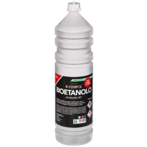 Carburant bioéthanol 1 litre – Combustion propre pour poêles et cheminées bioéthanol – Écologique et efficace
