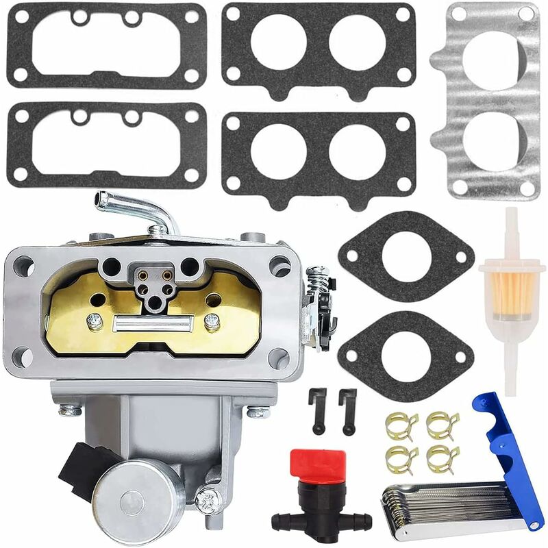 Carburateur 15004-1010 pour Kawasaki FH641V FH661V FH721V FX850V 22 HP Moteur, remplace 15004-7024 15004-0757 15004-1005 15004-0763, avec Joints,
