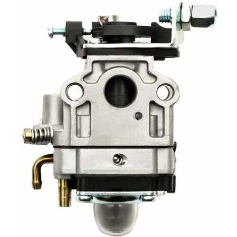 Carburateur 15mm pour Remplacement Moteur à Essence, Tondeuse à Gazon, Accessoire pour débroussailleuse, Carburateur Débroussailleuse Tondeuse à Gazon Compatible pour 22cc 26cc 33cc 34cc 36cc Fontaine