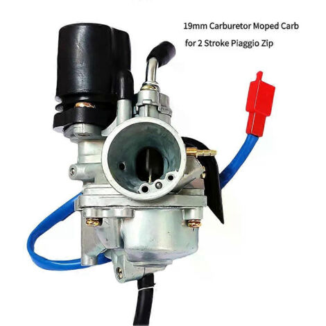 Carburateur 19 mm pour cyclomoteur 2 temps Piaggio Zip, Yamaha Jog 50, scooter 50cc, 70cc, 90cc, mini quad 1E40QMB