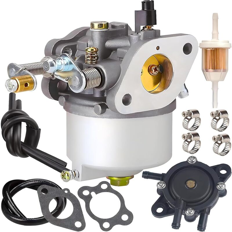 Carburateur 295 cc + pompe à carburant + conduite de carburant (avec joint) pour voiturettes de golf 4 temps EZ-GO Marathon Medalist TXT EZGO