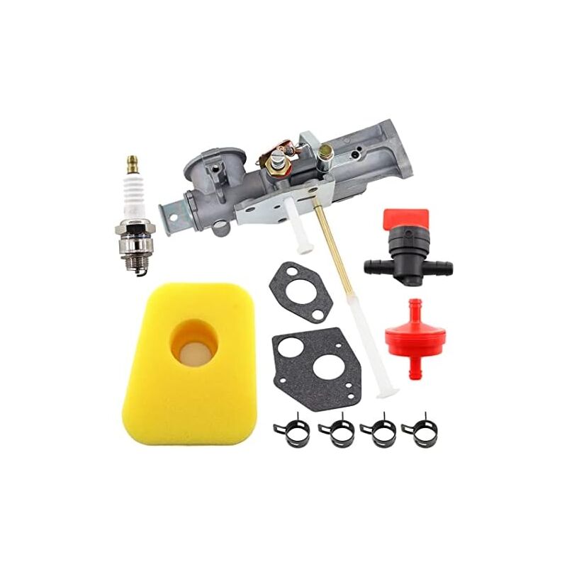 Carburateur 299437 297599 avec joint Filtre à essence Filtre à air pour Briggs & Stratton 130201 130202 130207 130212 130231 130232 130251 130252