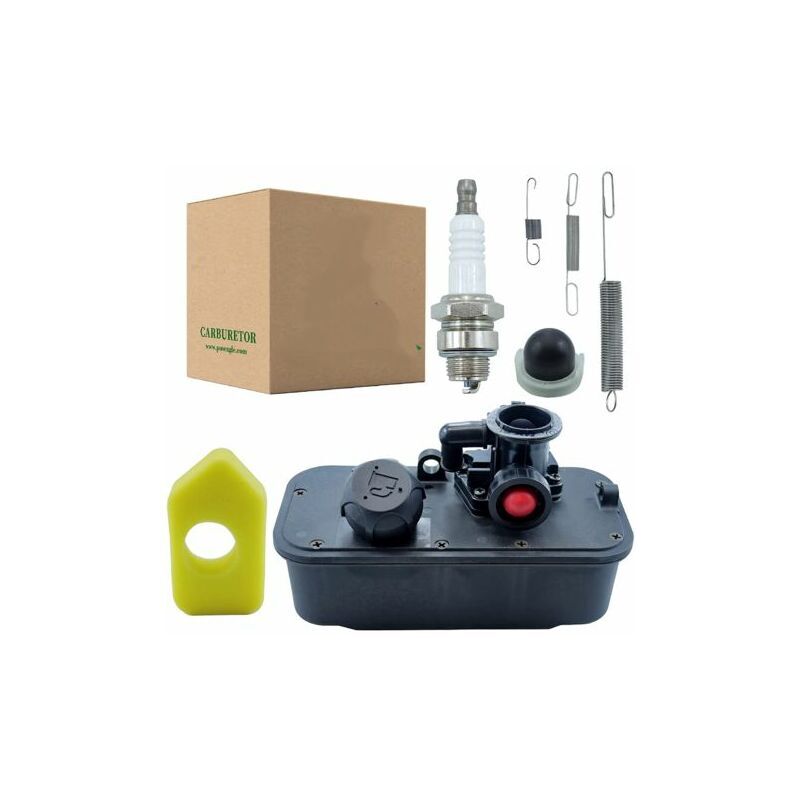 Start - Carburateur 494406 Réservoir de carburant avec carburateur 795477 Remplace 498809, 498809A, 498811, 494407, 494775, 497619, 699660, 794147,