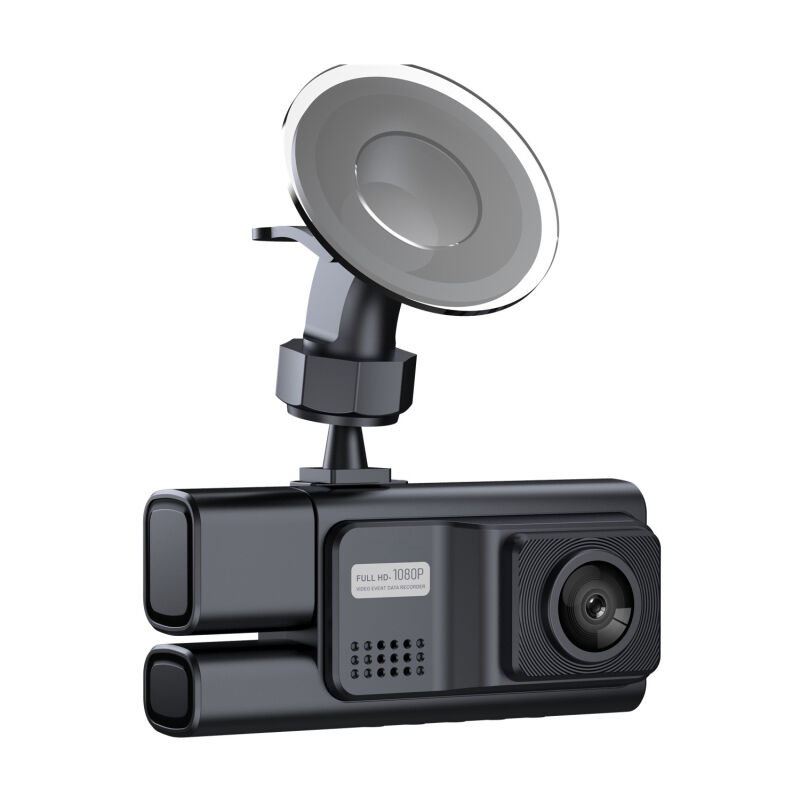 LIFCAUSAL Caméras embarquées avant/arrière pour voiture avec double enregistrement Full HD 1080p, kit de surveillance intégrant carte SD 64Go