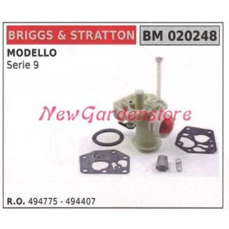 carburateur à cuve B&S de la série 9 pour tondeuses à gazon 020248