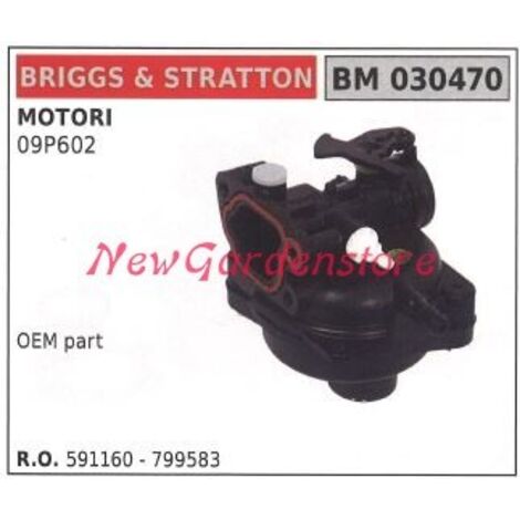 Carburateur à cuve B&S pour tondeuse à gazon B&S 09P602 030470