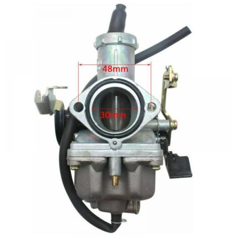 Carburateur adapté aux quads 125, 150, 200 et 250 (PZ27), pompe d'accélération
