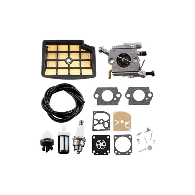 Carburateur avec bougie dallumage, kit de réparation pour tronçonneuse 020 020T MS200 MS200T Remplace Zama C1Q-S126, 1129 120 0653
