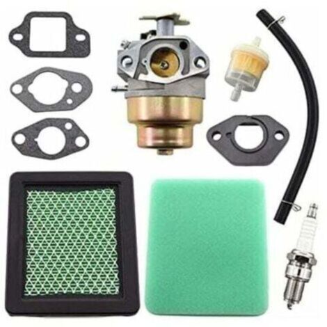 Carburateur avec Bougie et Ligne Carburant pour Moteur Honda GCV190 GCV160 Tondeuse à Gazon