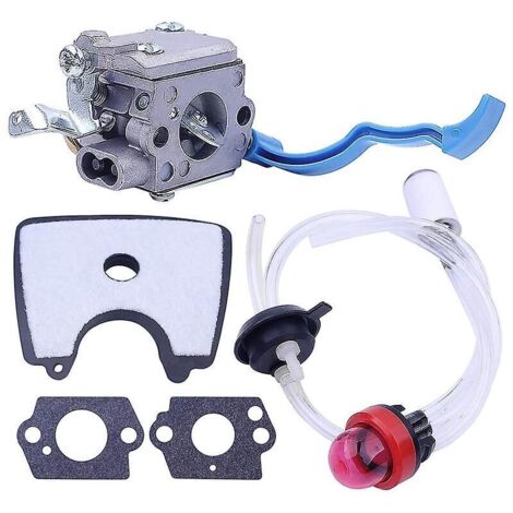 Carburateur avec conduites de filtre à air et à carburant pour souffleur de feuilles Husqvarna 125b 125bx 125bvx, pièces pour Zam-AquaForge