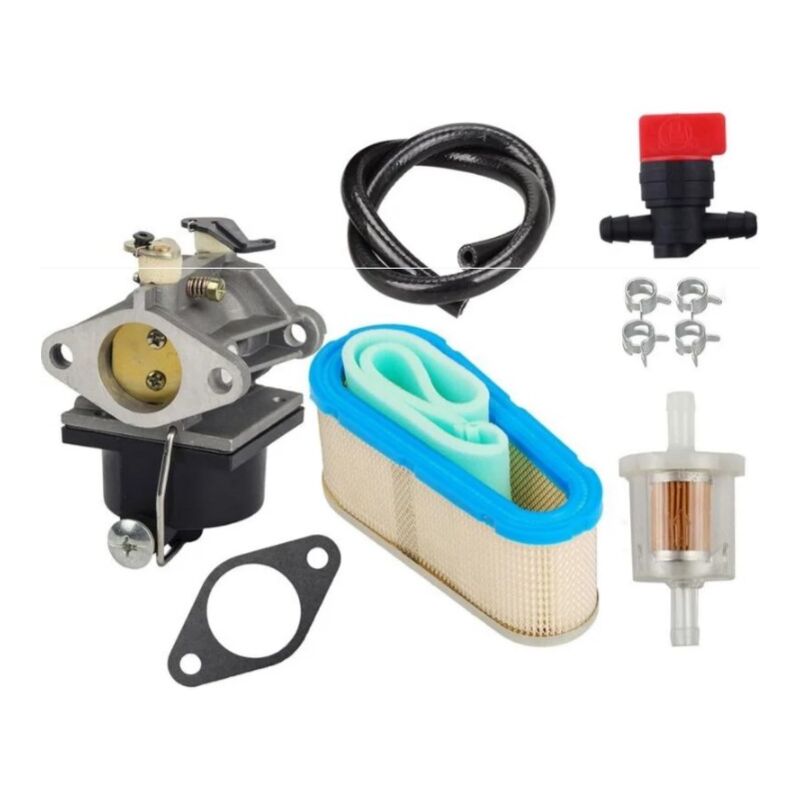 Carburateur, avec filtre à air 36356, vanne d'arrêt, filtre à carburant, conduite d'alimentation, pour Tecumseh OHV125, OHV130 et OVH135, modèle de