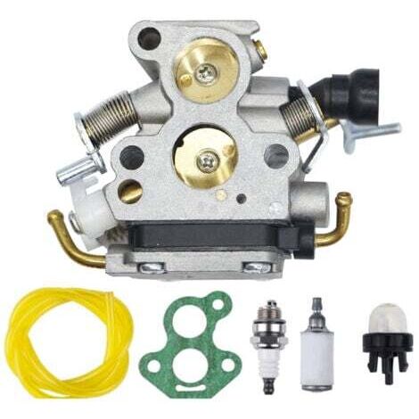 Carburateur avec filtre à air, bougie d'allumage pour Husqvarna 135 140 435 435E 440 440E Jonsered CS2240 CS2240S CS410 Tronçonneuse remplace C1T-EL41, C1T-EL41A, 506450501