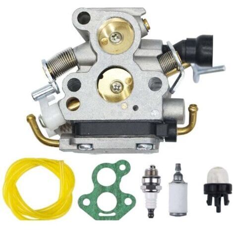 Carburateur avec filtre à air, bougie d'allumage pour Husqvarna 135 140 435 435E 440 440E Jonsered CS2240 CS2240S CS410 Tronçonneuse remplace C1T-EL41, C1T-EL41A, 506450501