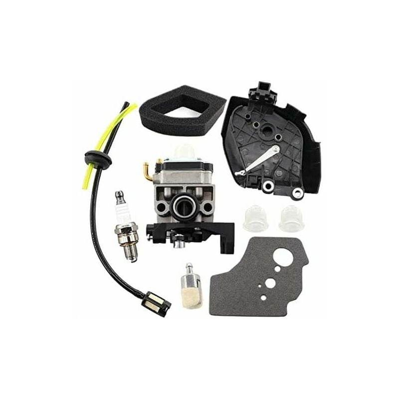Ulisem - Carburateur avec filtre à air, couvercle de filtre à air et boîtier de tuyau à essence pour moteur Honda GX35 GX35NT HHT35S 1.3 cv, pour