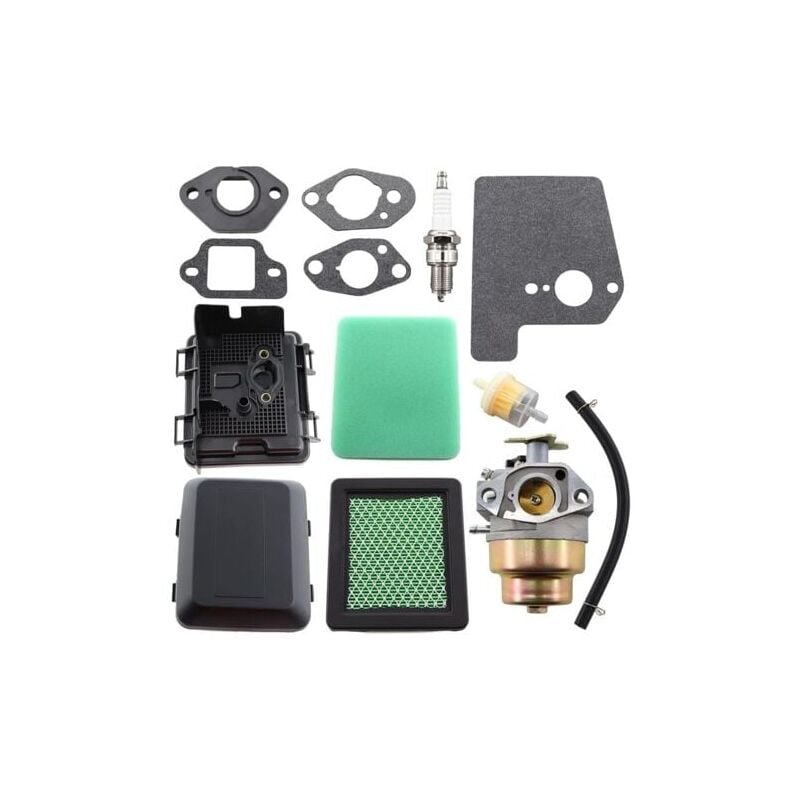 SNQ - Carburateur avec filtre à air, couvercle de filtre à air, kit pour tondeuse à gazon GC135, GC160, GCV160, GCV190, remplace 17231-ZM0-040 HRB216