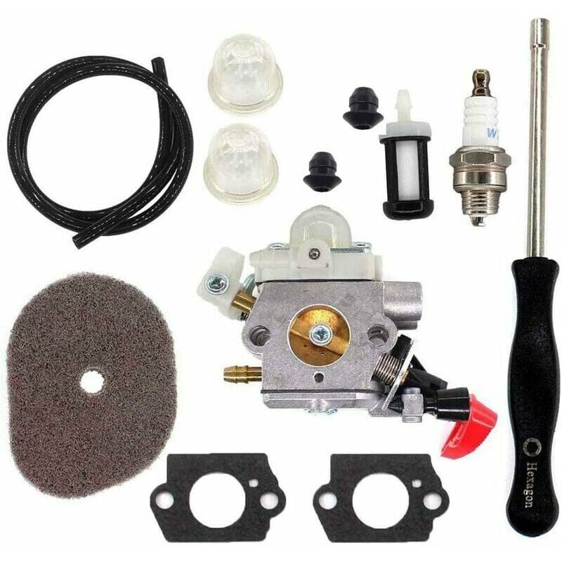 Carburateur avec Filtre à air et clés spéciale pour Stihl FS40 FS50 FS56 FS70 FC56 FC70 Zama C1M-S267A 41441200608 Kit de remplacement du carburateur