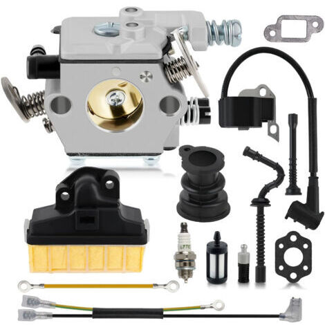 Carburateur avec filtre à air et tuyau de carburant pour tronçonneuse Stihl MS210 MS230 MS250 021 023 025 tronçonneuse remplace Walbro WT-286, 1123-120-0605