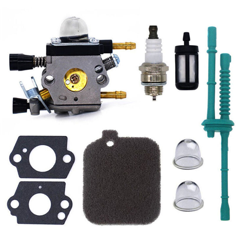 Carburateur avec filtre à air et tuyau d'essence pour Stihl BG45 BG46 BG55 BG65 BR45C SH55 SH85 souffleur 4229 1200 606 Carb Zama C1Q-S68G