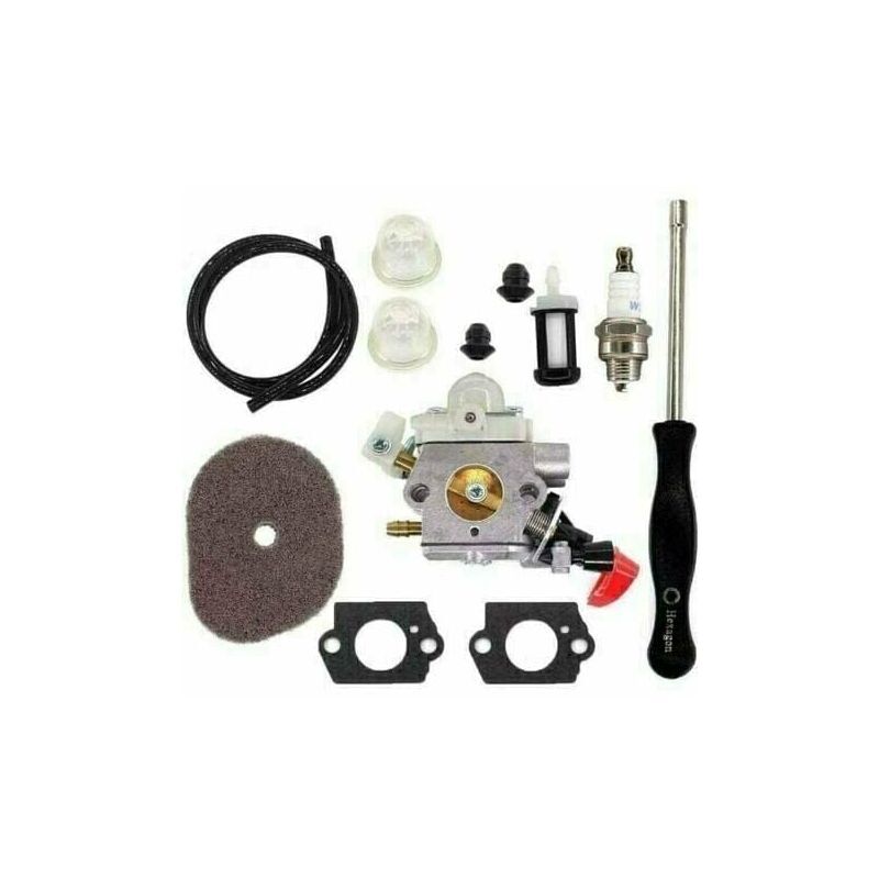 Start - Carburateur avec Filtre à air pour Stihl FS40 FS50 FS56 FS70 FS70C FC70 FC56 FS56C HT56 HT56C KN56 KM56 KM56C Tondeuse Pièces 4144 120 0608