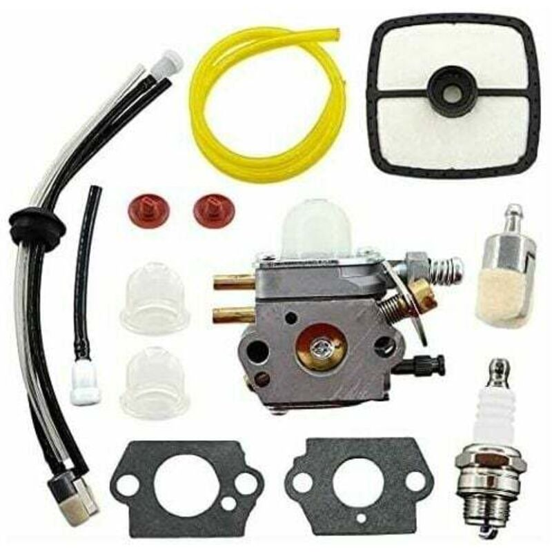 Lablanc - Carburateur avec filtre à air pour Zama C1U-K52 C1U-K53 C1U-K29 C1U-K47 pour Echo SRM2100 SRM2110 SRM2400 SRM2015 SRM2305 SRM2455 PE2000