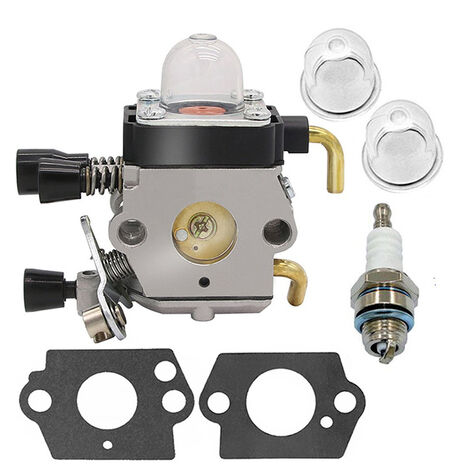 Carburateur avec Filtre à Air Tuyau d’Essenc pour Débroussailleuse Stihl FS55 FS38 FS45 FS46 FS55C FC55 FS74 FS75 FS76 FS80 KM85