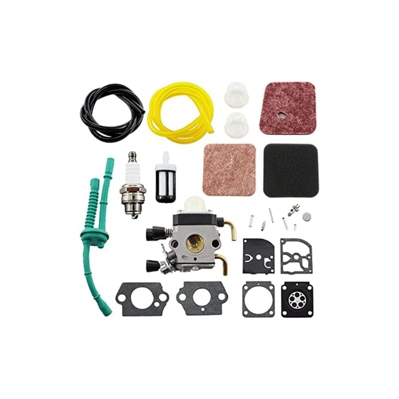 Volavo - Carburateur avec filtre à air - Kit de réparation pour Stihl FS45 FS55 FS55R FS55C FS75 FS85 FS80 KM85 HS75 HS80 HS85 Débroussailleuse