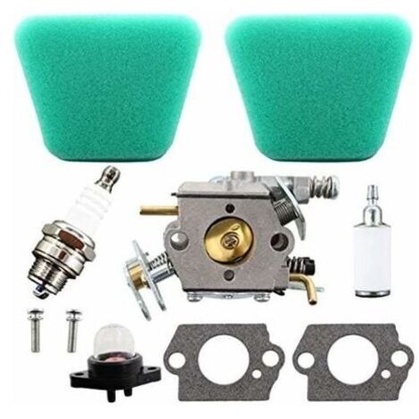 Carburateur avec joint d'étanchéité, filtre à air, filtre à essence et bougie d'allumage pour Partner 350 351 352 370 371 390 391 401 420 422, McCulloch Mac Cat 335 435 436 440 441 tronçonneuse
