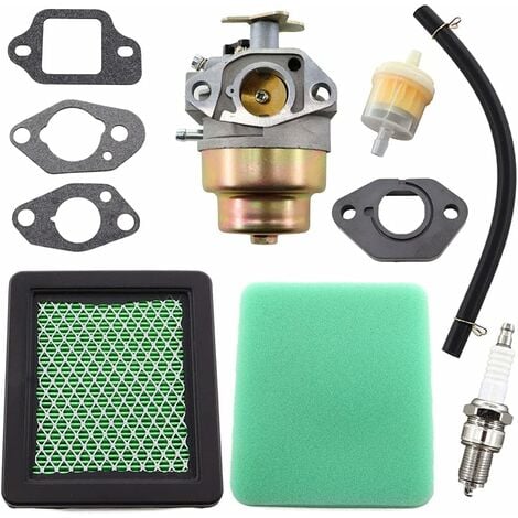 AORSHER Carburateur avec joint d'étanchéité Kit de filtre à air pour Honda GCV135 GCV160 GC135 GC160 Moteur HRB216 HRR216 HRS216 HRT216 HRZ216 Remplace 16100-Z0L-023 Tondeuse à Gazon