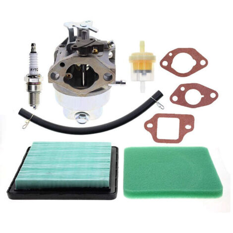 Carburateur avec joint d'étanchéité Kit de filtre à air pour Honda GCV135 GCV160 GC135 GC160 Moteur HRB216 HRR216 HRS216 HRT216 HRZ216 Remplace 16100-Z0L-023 Tondeuse à Gazon