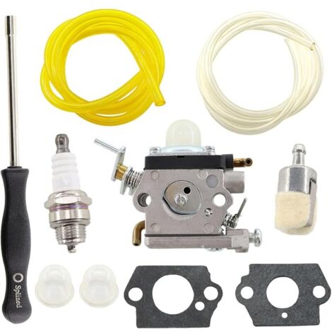 Carburateur avec joint, tuyau d'essence, tournevis pour Husqvarna 122HD45 122HD60 522HD60S 522HDR60S Jonsered HT2223T HT2218 Taille-haie remplace 596658301 523012401