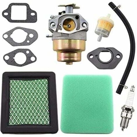 ULISEM GCV 190 Carburateur avec Bougie D'allumage Ligne de Carburant pour Honda GCV190 GCv160 Moteur Convient pour tondeuse à gazon 16100-z0y-m42