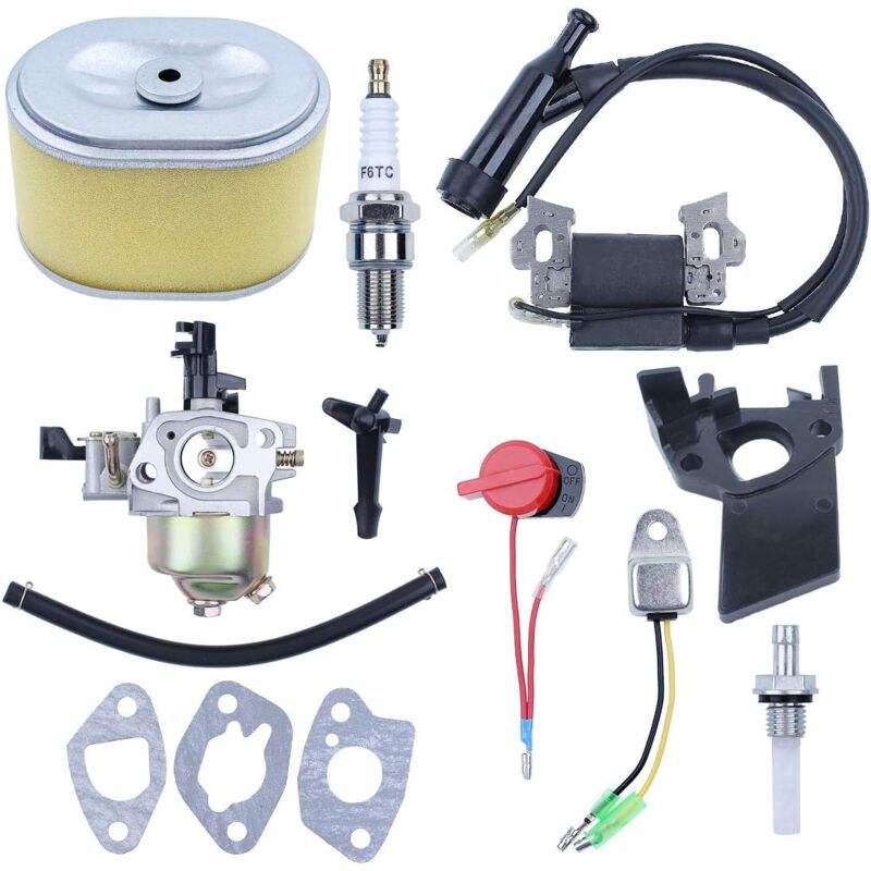 Carburateur avec Kit Tune Up pour Honda GX160 GX200 5.5HP 6.5HP Moteur WP30X 16100-ZH8-W61