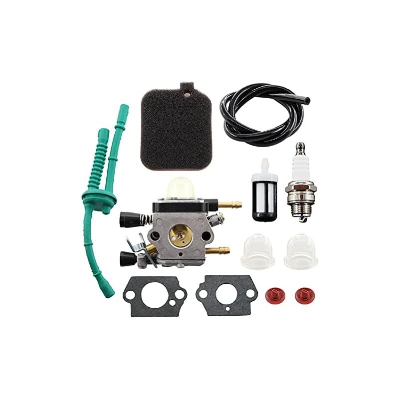 Carburateur avec Primer Filtre à air Câble Filtre à essence pour Stihl BG45 BG46 BG55 BG65 BG85 BR45C SH55 SH85 Ventilateur remplace carburateur Zama