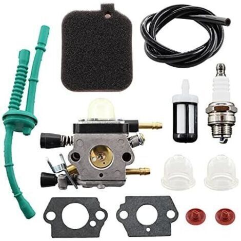 Carburateur avec Primer Filtre à air Câble Filtre à essence pour Stihl BG45 BG46 BG55 BG65 BG85 BR45C SH55 SH85 Ventilateur remplace carburateur Zama C1Q-S68G 4229 1200 606