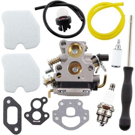Carburateur avec Tournevis de Réglag Filtre à Air pour Husqvarna 235 235E 236 236E 240 240E C1T-W33 4 Zama Tronçonneuse Remplace 574719402 545072601
