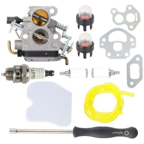 Carburateur avec Tournevis de Réglag Filtre à Air pour Husqvarna 235 235E 236 236E 240 240E C1T-W33 4 Zama Tronçonneuse Remplace 574719402 545072601