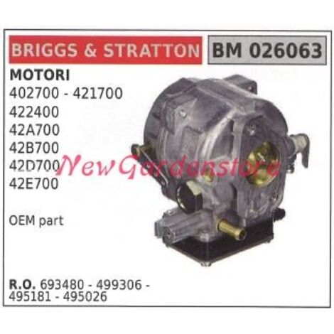 Carburateur B&S à cuve B&S tondeuse 402700 421700 026063