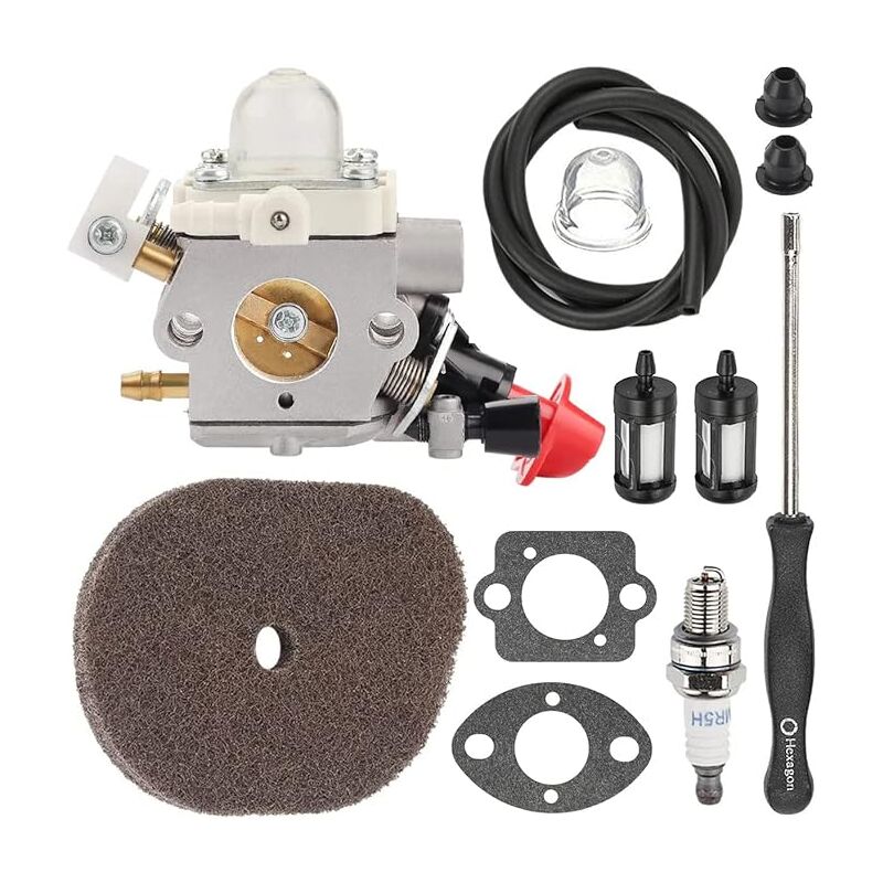 Tigrezy - Carburateur C1M-S267A FS56RC avec filtre à air pour Stihl FS40 FS50 FS56 FS70 FS70C FC56 FS56C FC70 HT56 HT56C KN56 KM56 KM56C Pièces de