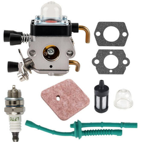 Carburateur C1Q-S97 avec kit de Conduite de Carburant Filtre à air pour SSTIHL FS38 FS45 FS55 KM55 FS75 Coupe-Herbe Mangeur de Mauvaises Herbes