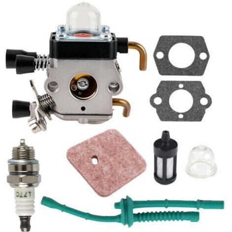 Carburateur C1Q-S97 avec kit de Conduite de Carburant Filtre à air pour SSTIHL FS38 FS45 FS55 KM55 FS75 Coupe-Herbe Mangeur de Mauvaises Herbes