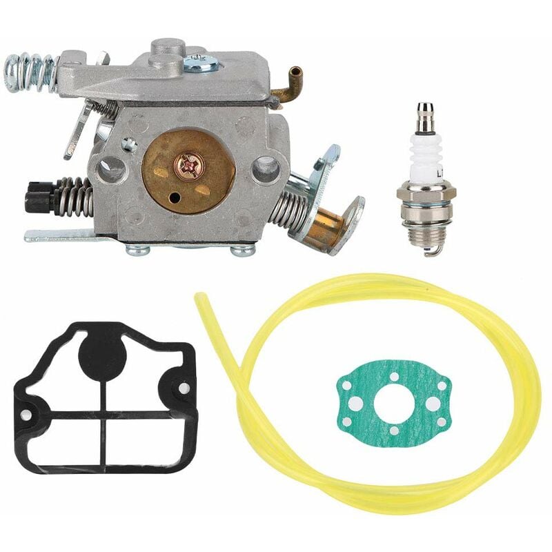 Sjlerst - Kit de Carburateur Adapt pour Husqvarna 36 41 136 137 141 142 Trononneuse Adapt pour Zama C1Q-W29E