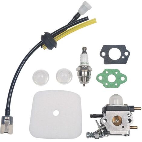 Carburateur C1U-K54A Filtre à Air Carburant Kit Bougie d'allumage Compatible avec 2-Cycle Mantis 7222 7222E 7222M 7225 7230 7234 7240 7920 7924