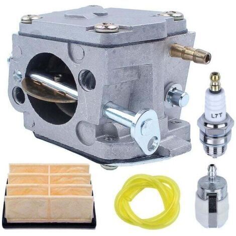 Carburateur Carb avec kit de conduite de carburant de filtre à air pour Husqvarna 61 266 268 272 272XP